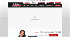 Desktop Screenshot of loyainsurance.net